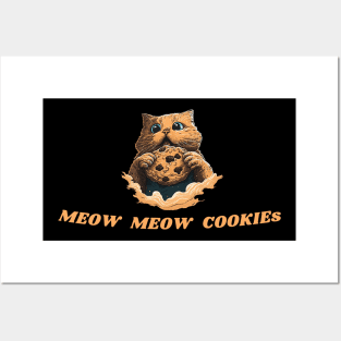 Meow Meow Cookies Posters and Art